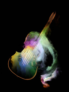 从乐器旋律声音表演艺术创意等方面对小提琴和抽象色彩绘画进行抽象