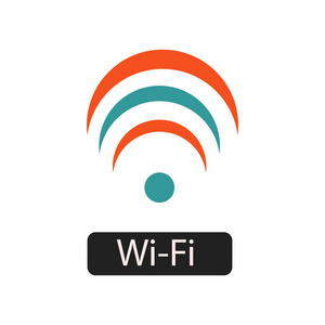 wifi 信号图标矢量隔离白色背景为您的 web 和移动应用程序设计, wifi 信号徽标概念