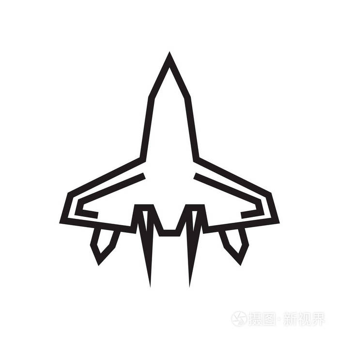 jet 简笔画图片