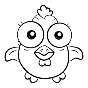 可爱的蜻蜓与大眼神眼睛动画片向量例证可爱的蝴蝶与大眼神眼睛动画片