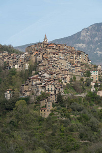 Apricale。意大利利古里亚地区的古村落