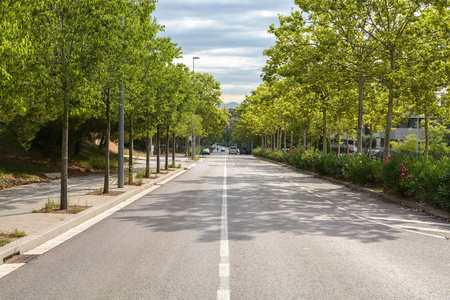 现代城市中的道路景观