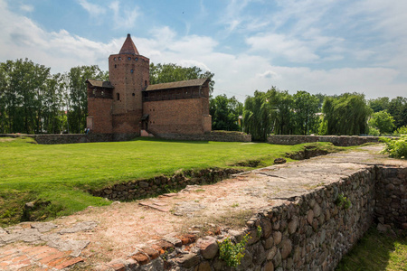 Rawa Mazowiecka Mazovian 公爵哥特式城堡遗址, Lodzkie, 波兰