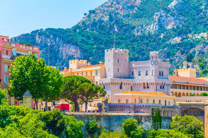 王子宫殿俯瞰monac