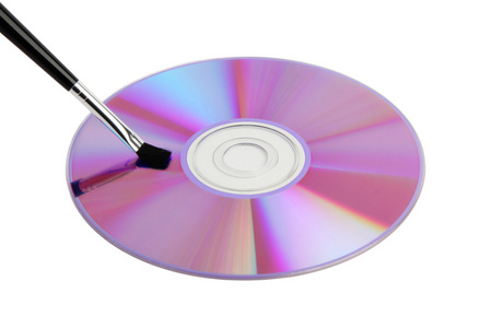 Cd Dvd 数据磁盘和清洁刷
