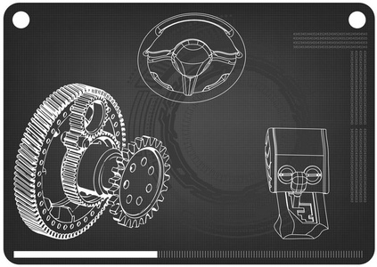 方向盘变速箱和齿轮机构