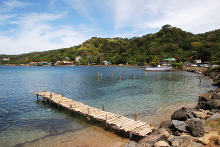 罗阿坦岛海岸线