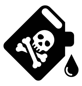 带有防护服腐蚀性化学品生物危害和其他核元素的安全图标.