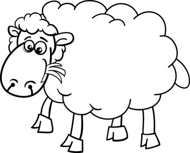 羊农场动物彩页图片