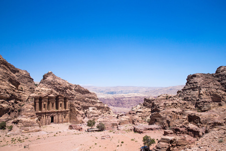 在佩特拉，Jordan 寺