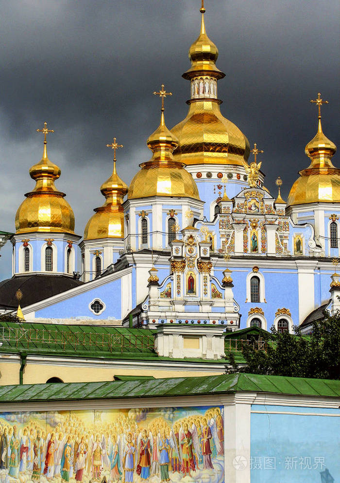 乌克兰的宗教建筑.基辅金色圆顶教堂