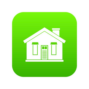 住宅图标数字绿色
