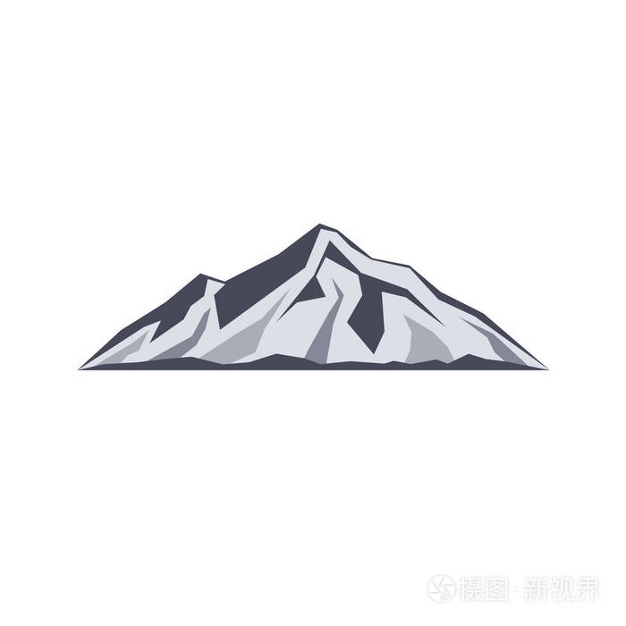 山地主题符号矢量艺术