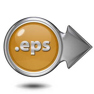 在白色背景上的 eps 圆形图标