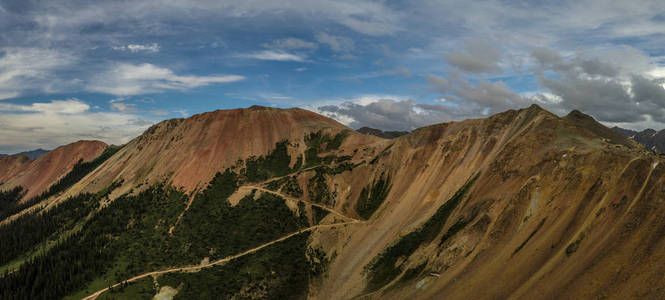 螺旋峡谷通过红山1科罗拉多
