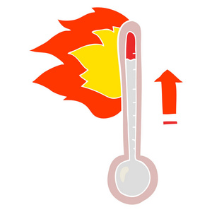 温度升高图片