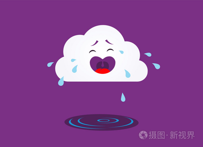 哭泣的云涂鸦