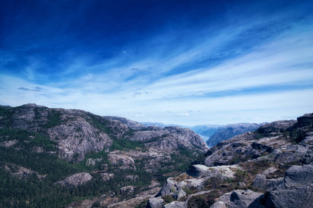 挪威 Lysefjord, 美丽的风景