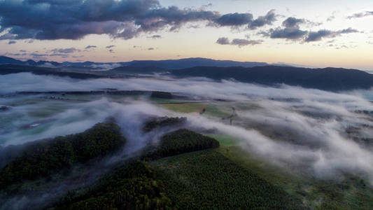 北海道的云海