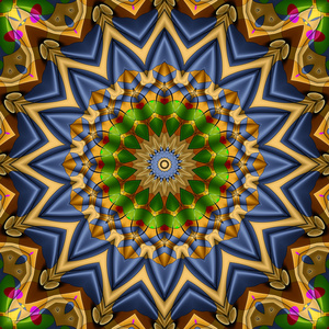 放松的万花筒图片