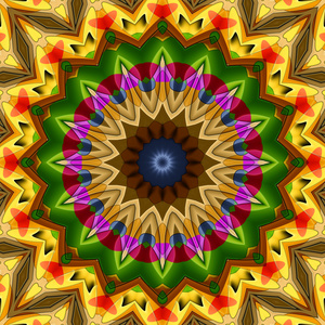 放松的万花筒图片