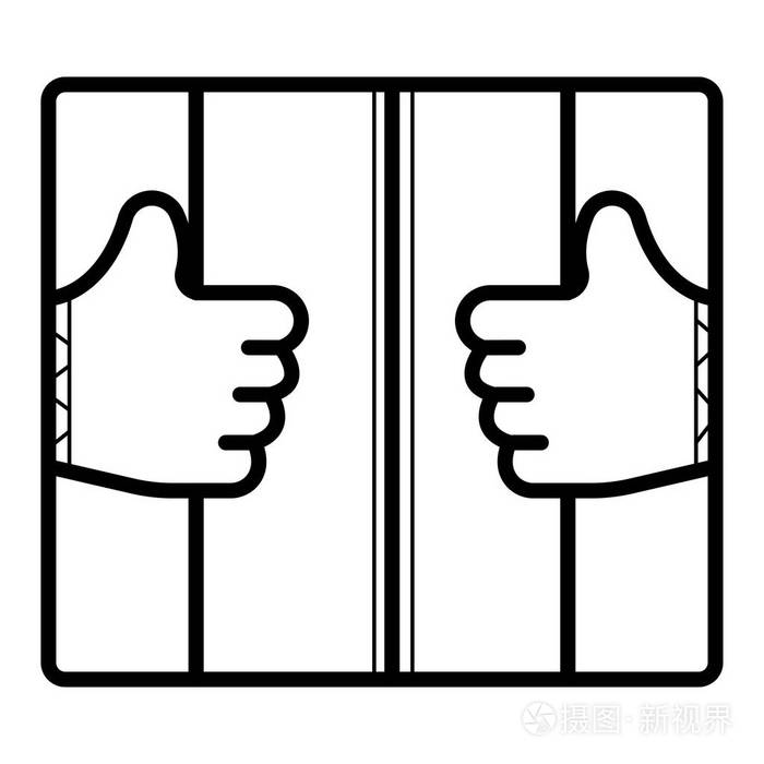 监狱图标, 矢量插图插画-正版商用图片09rax5-摄图新视界