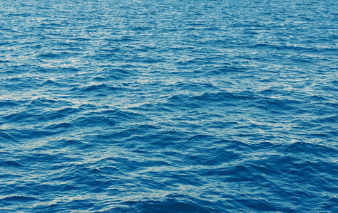 抽象的蓝色水海为背景的
