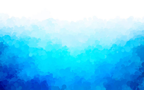 抽象的蓝色水彩背景虚线图形设计