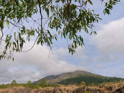 巴图尔火山巴厘岛印度尼西亚。