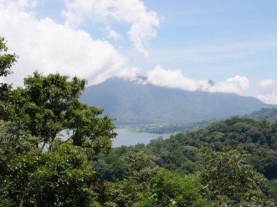 湖在山, 海岛巴厘岛, 印度尼西亚