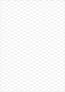 等距网格纸 a4 人像向量照片