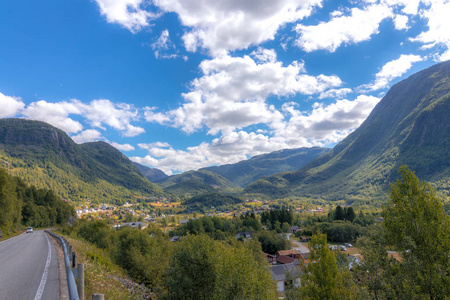 挪威山谷风景