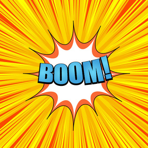 漫画页面爆炸性概念照片