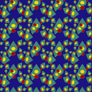抽象几何炫彩无缝花纹为背景的图片