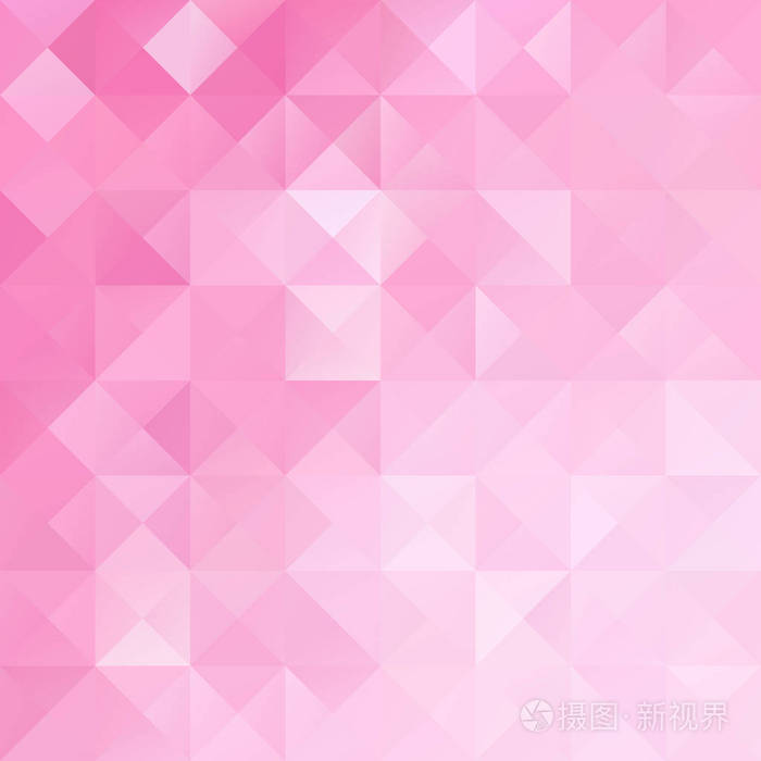 粉红色的网格马赛克背景,创意设计模板