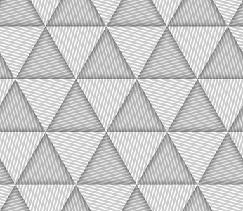 抽象条纹的三角形几何矢量无缝模式