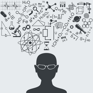 聪明的脑袋照片