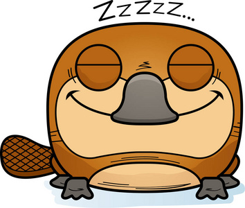 卡通鸭嘴兽图片