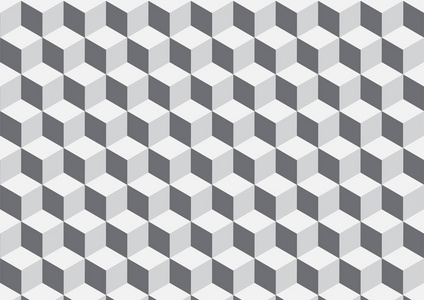 白色矢量抽象背景, 正方形风格的几何背景