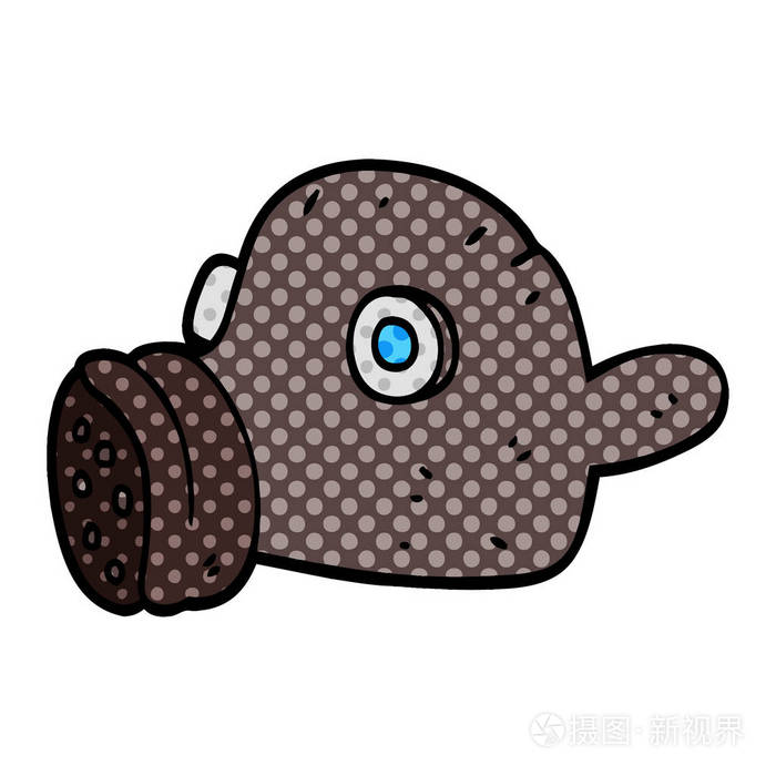 动画片涂鸦防毒面具