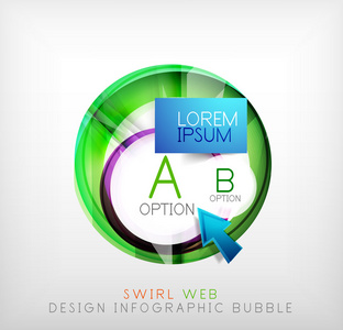 圈 web 设计泡沫 图表元素