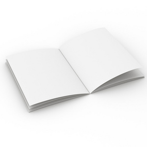 空白打开的目录模板照片