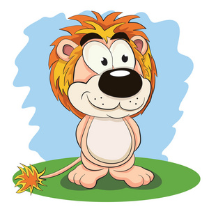 卡通搞笑狮子