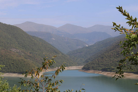 佐治亚州占瓦利水库的美丽风景