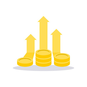 利润货币利润货币图标.矢量插图照片