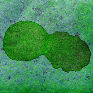 水彩抽象背景油漆颜色 blob 绿色设计 spl