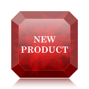 新的产品图标, 红色网站按钮白色背景