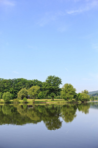 夏天湖