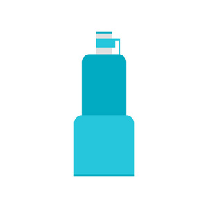 瓶子图标矢量隔离在白色背景为您的 web 和移动应用程序设计, 瓶子徽标概念
