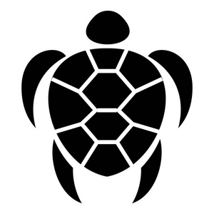 海龟图标, 简约风格